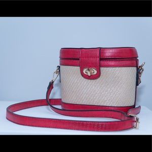 Straw beach bag/pocketbook